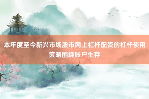 本年度至今新兴市场股市网上杠杆配资的杠杆使用策略围绕账户生存